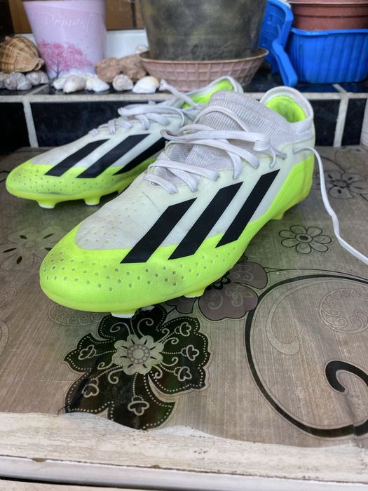 Бутонки adidas crazy fast light green and white 38 номер
