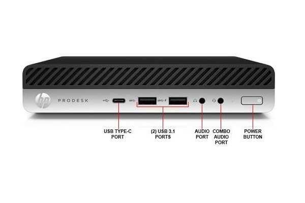 HP ProDesk 600 G4 Mini PC i3 8100T 8-32GB 128-1TB SSD Win 10/11 Pro