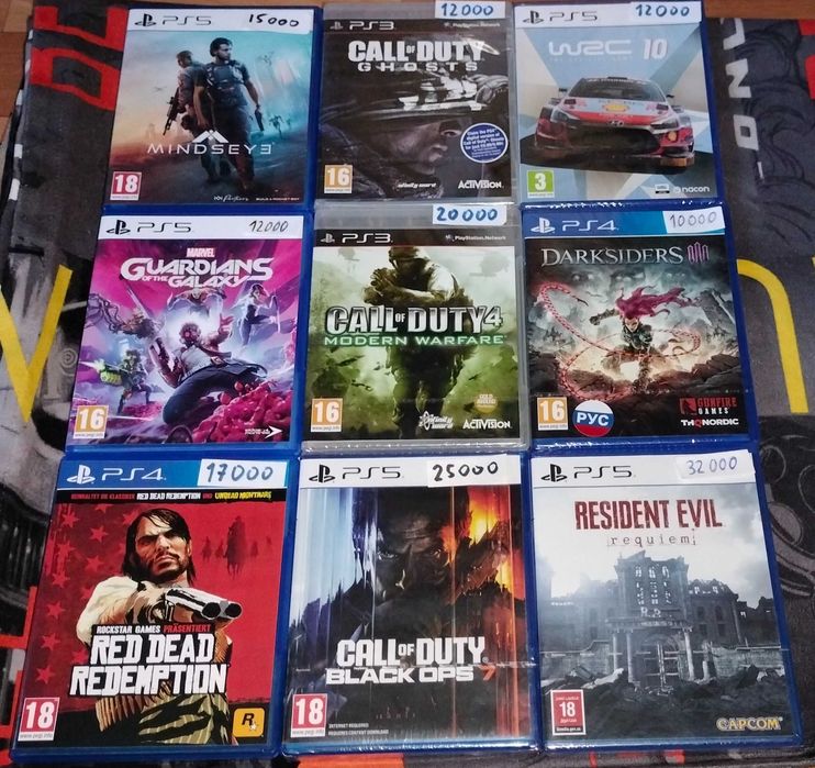 Продам диски для Playstation 4/5