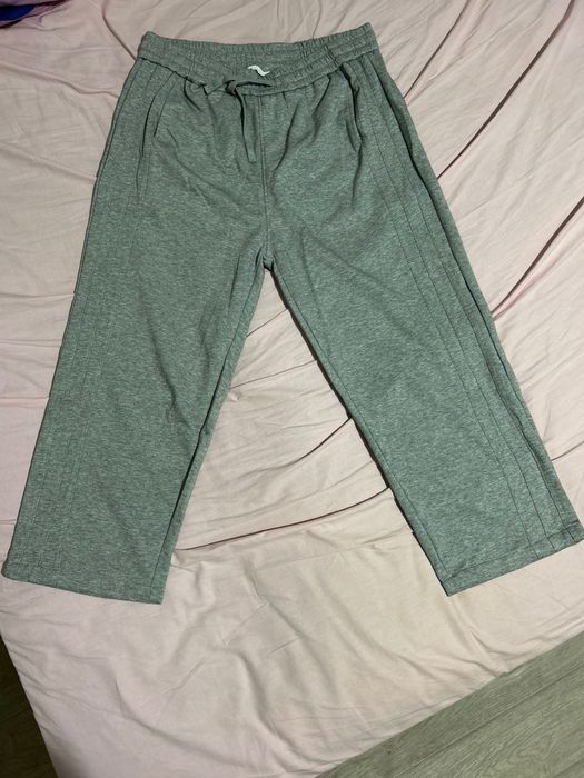 Штаны широкие серые