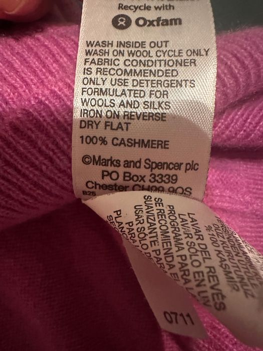 Marks&Spencer pulover casmir pur  100% impecabil, marime L.