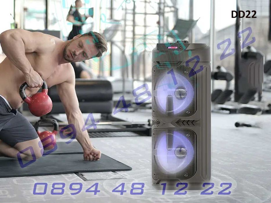 Преносима Bluetooth тонколона висока мощност микрофон дистанционно