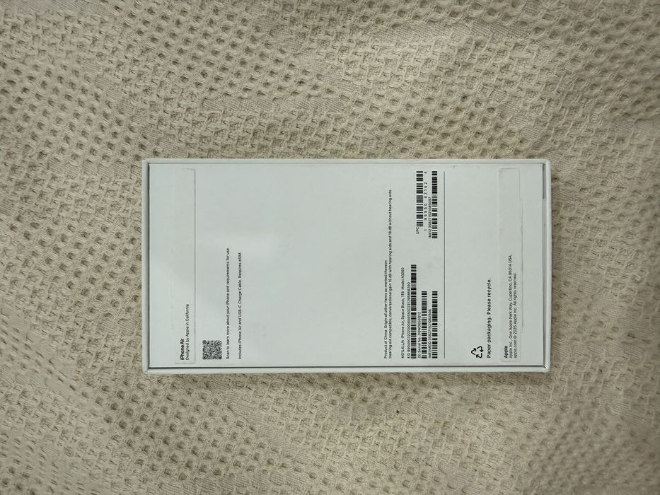 Iphone Air Black 1 tb новый