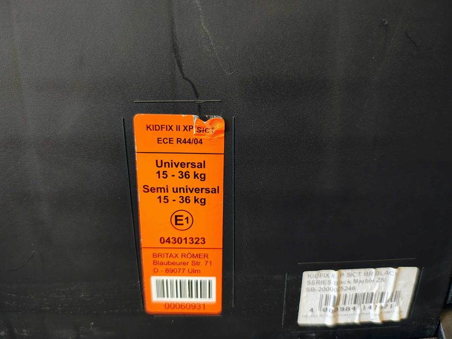 Scaun auto isofix Britax Romer Kidfix II XP SICT