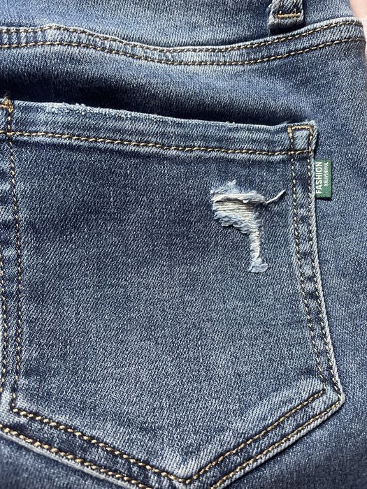 Тъмнодини меки и еластични дънки,размер-Л