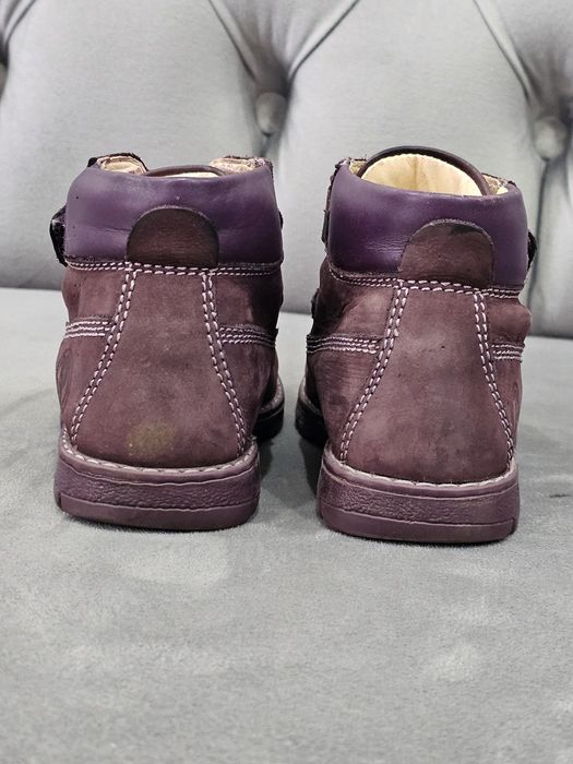 bocanci  PRIMIGI piele mov marime 27