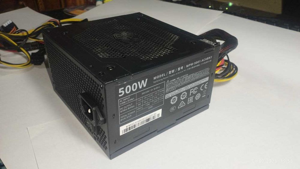 Блок питания Cooler Master Elite  500W