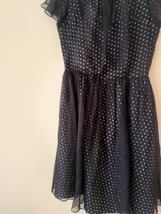 Коприна и сатен - уникална рокля М размер