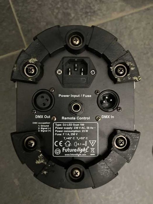 2x Scanner LED Futurelight DJ-LED Scan 100 Lumini de scena