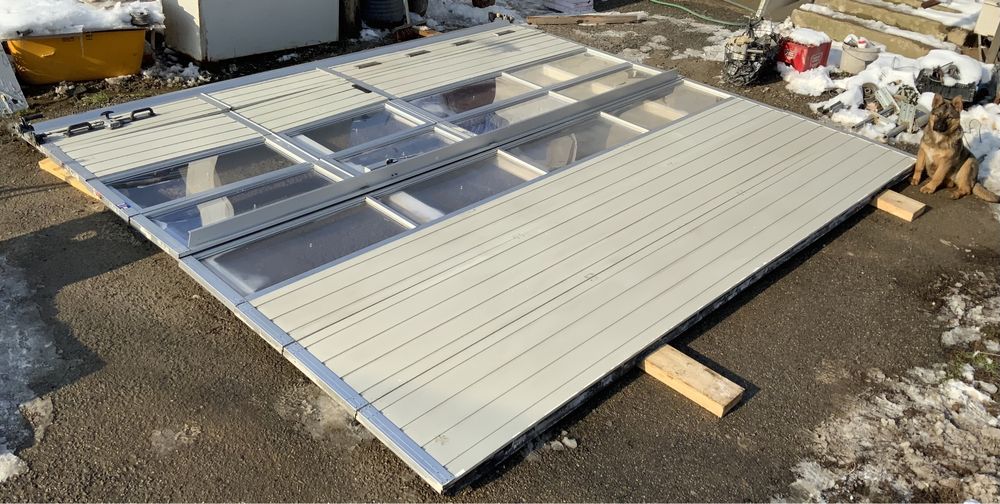 USA SECTIONALA INDUSTRIALA  poarta hala garaj H 395 x L 438 Garantie