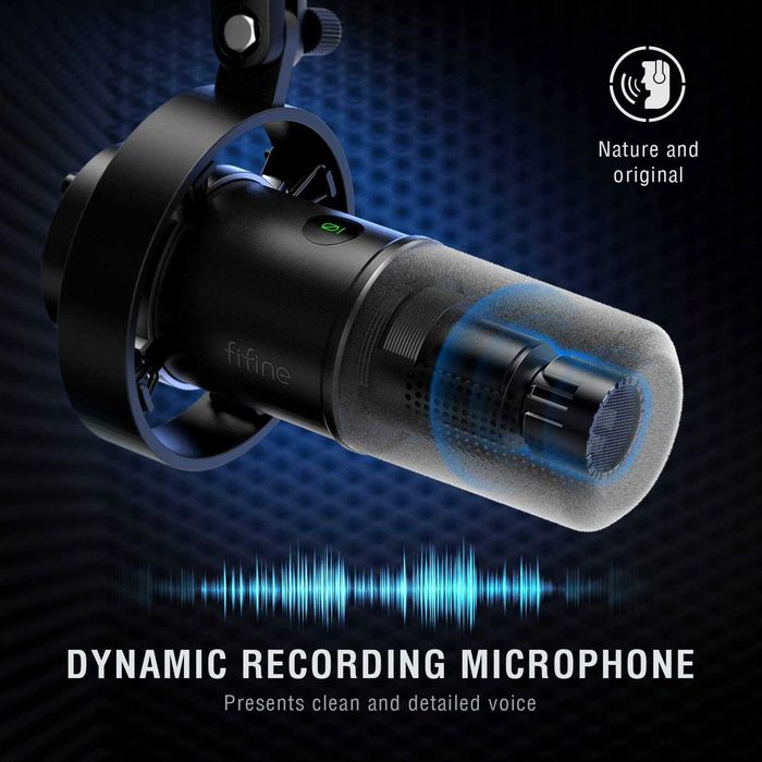 Microfon dinamic de studio FIFINE K688 XLR/USB
