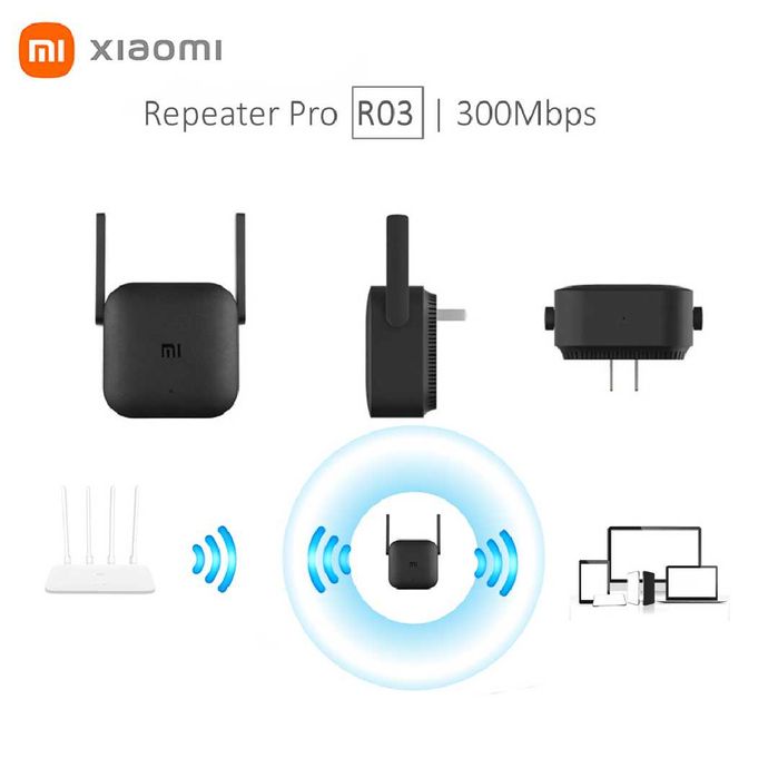 SET 4 bucăți x Xiaomi Mi WiFi Range Extender Pro 300 Mbps, 2 antene externe, amplificator semnal WiFi, nou sigilat