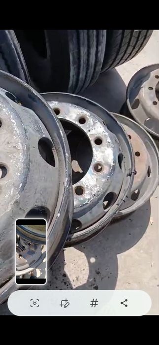 Диски 8.25-22.5, 9-22.5 , 5.5-16