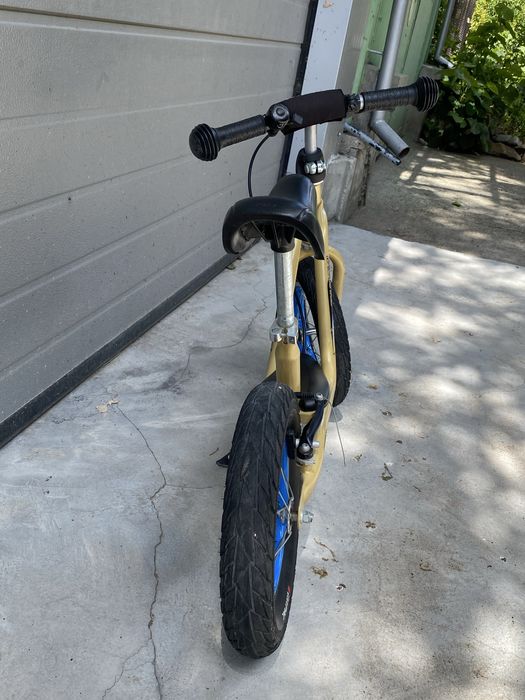 Баланс колело PUKY LR XL BR – златисто, със спирачка и надуваеми гуми