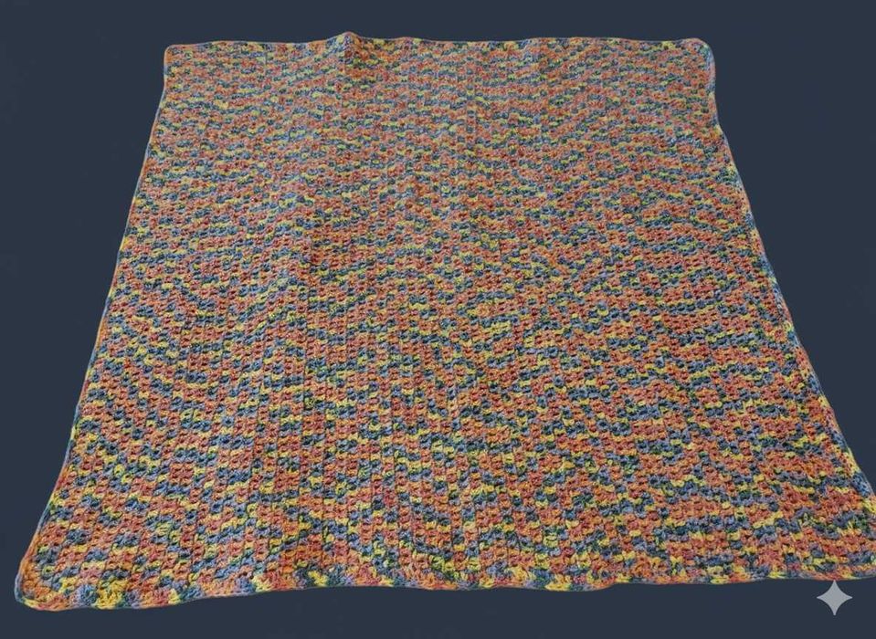 Детский вязанный плед