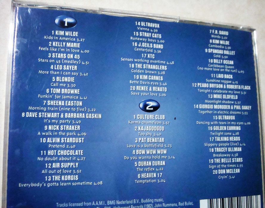 Два двойни CD с хитове от 1980-1989 г