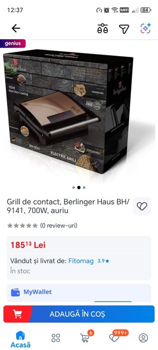 Grill electric Sandwich Maker  nou sigilat