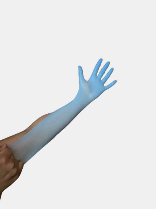 Перчатки нитриловые.