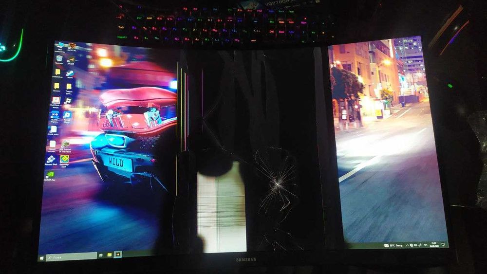 Samsung odyssey 27 на запчасти