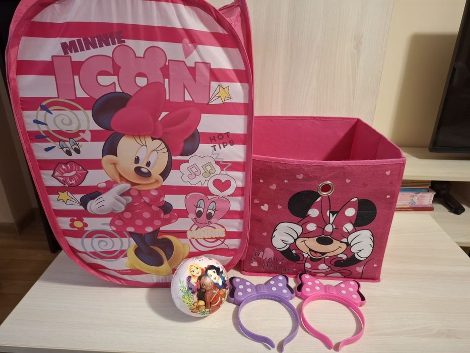 Lot 2 cutii / cosuri depozitare jucarii