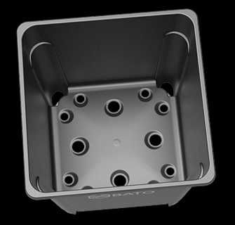 Пластмасови саксии за цветя, билки, рози, малини, боровинки и др.