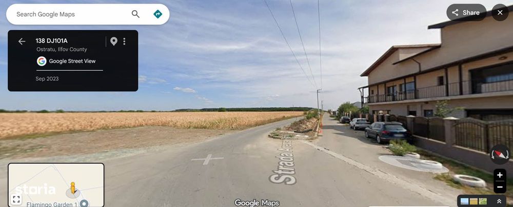 Vand teren intravilan 38.000 mp Corbeanca - Ostratu