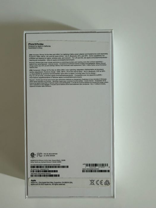 I phone 14 pro max 128 Gb
