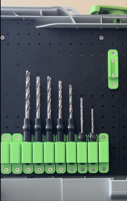 Set suport biti pentru capac Systainer Festool