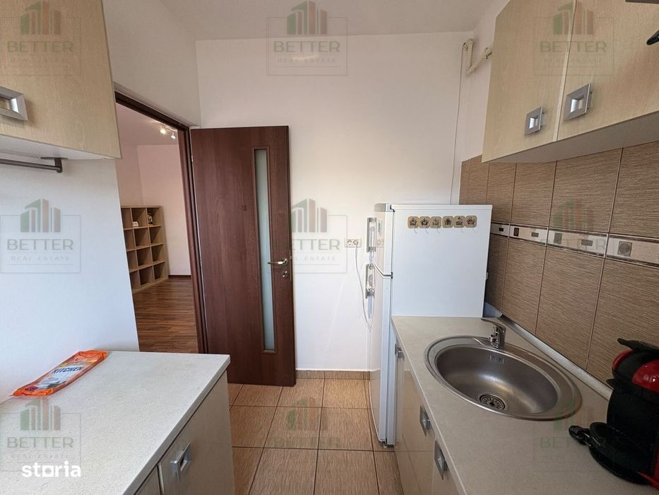 Garsonieră de închiriat, 40 mp, balcon, Popești-Leordeni – 350 euro