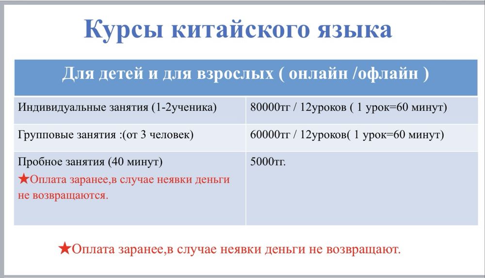 Курсы китайского языка