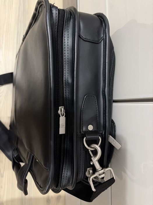 Geanta laptop HP, originala, piele naturala, 17”