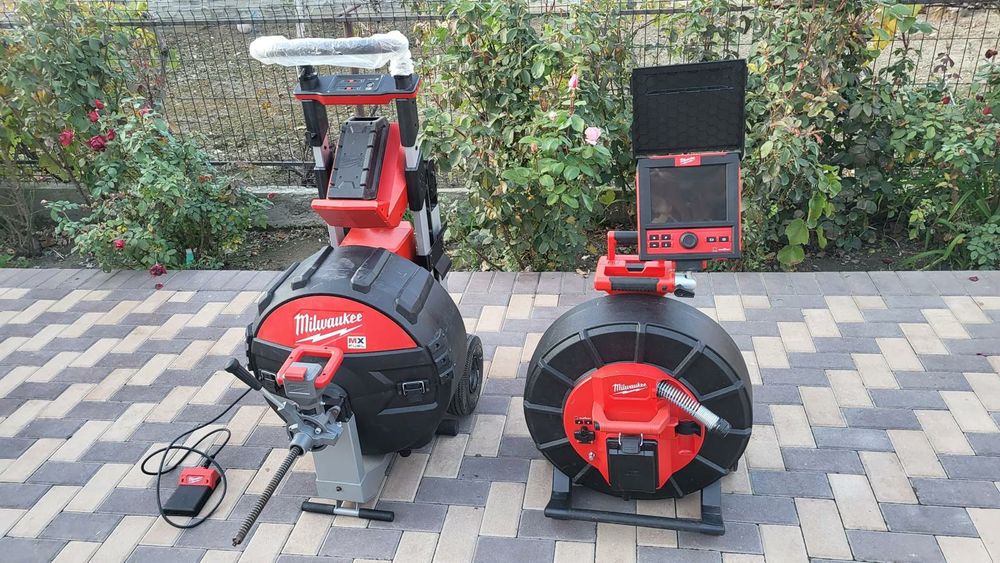 Masini profesionale de desfundat canalizare și camera de inspecție