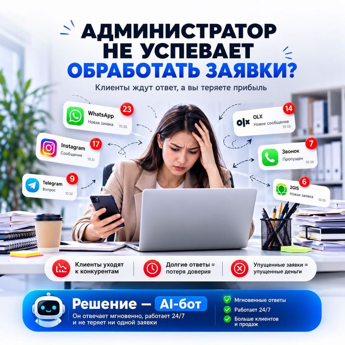ИИ-менеджер 24/7: чат-боты WhatsApp и Instagram