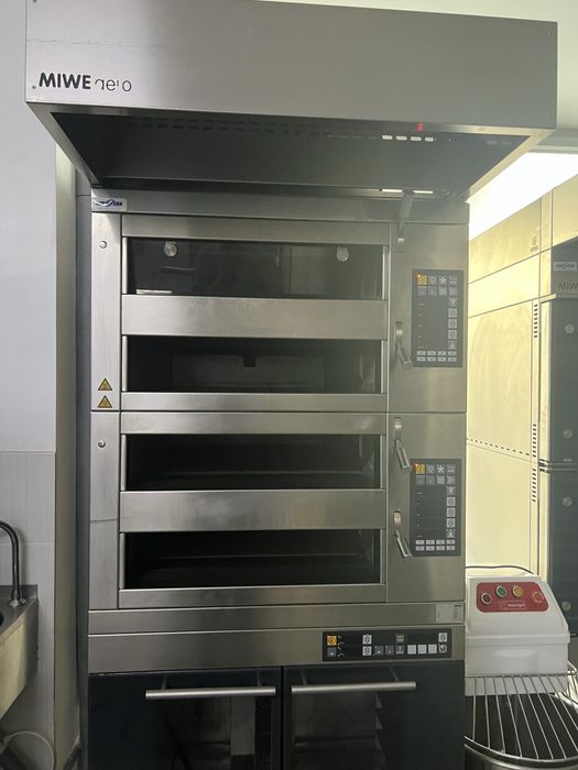 Echipamente– Mașină spălat vase Granuldisk + Cuptor MIWE pe vatră