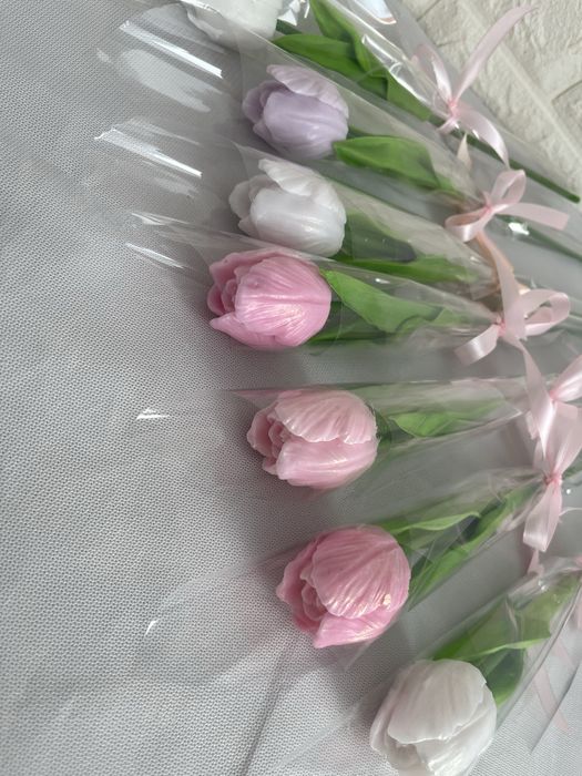 Тюльпаны ручной работы