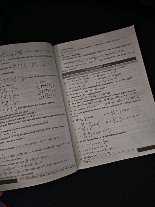 Manuale și culegeri de matematică clasele VIII-XII