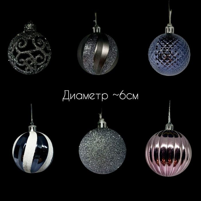 Пакет елочных игрушек в отличном состоянии