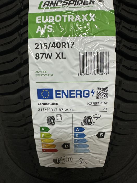 Нови всесезонни гуми LANDSPIDER EUROTRAXX A/S 215/40R17 87W XL БОРД 2154017