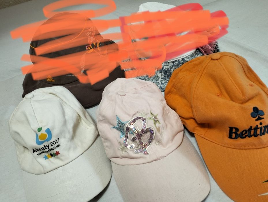 Бейсболки,панама, банданы