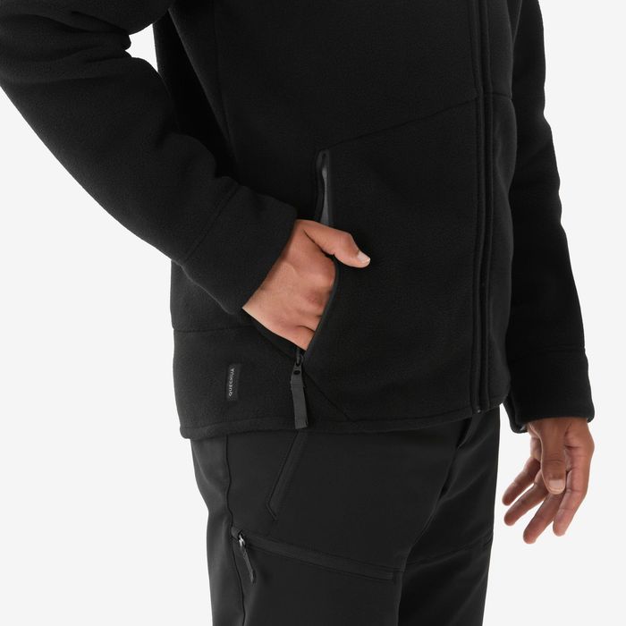 Polar Călduros Drumeție Nh500 Negru - produs resigilat Decathlon