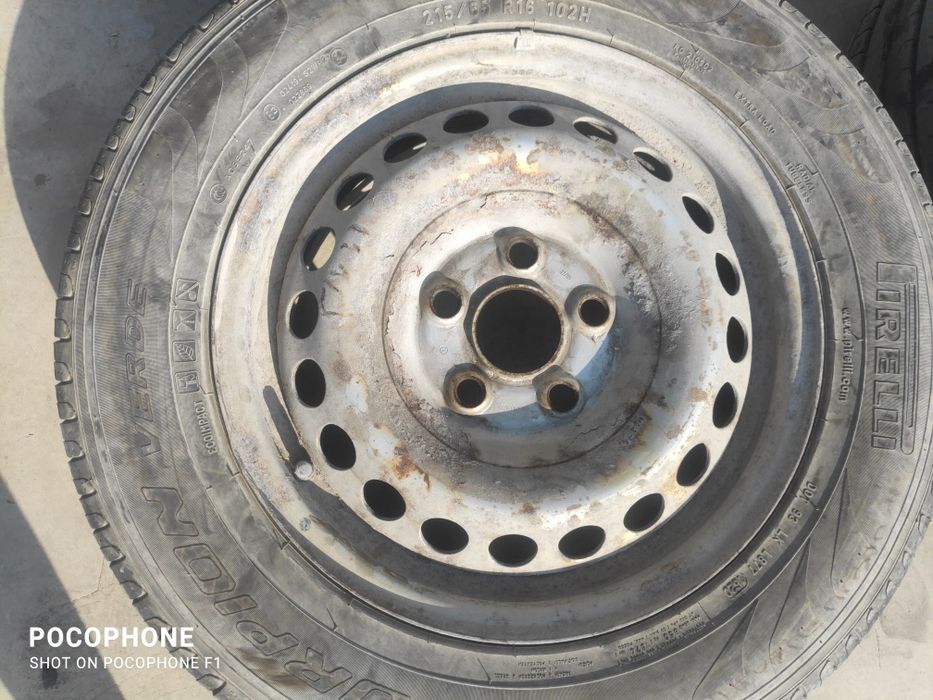 Джанти с  Гуми 215/65/16 Vw Transporter T5/Фолксваген Транспортер Т5