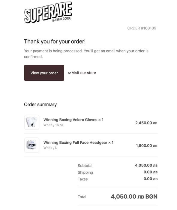 Winning Full Face Headgear - Каска за Бокс - Размер L