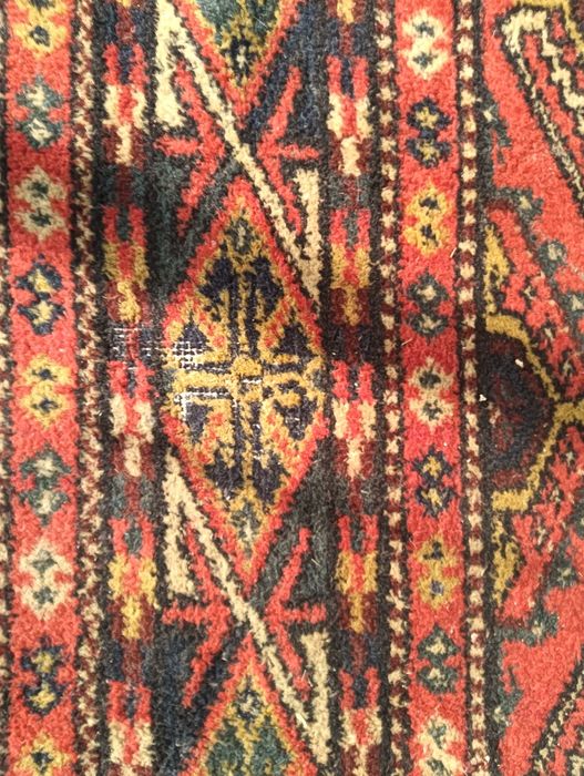 Антикварный афганский ковер 3 на 2.