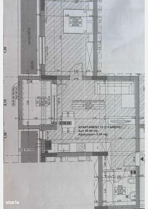 Apartament Finisat 2 camere / Spatiu comercial