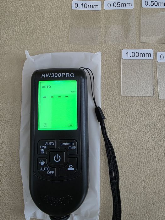 Tester grosime vopsea DLED, ecran LCD, 0~2000um, negru, 120x45x20mm
