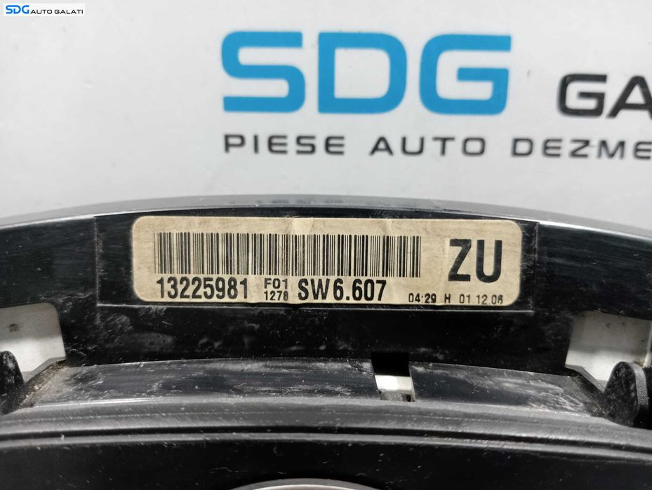 Ceas Ceasuri Cluster Instrumente Bord Opel Zafira B 1.9 Diesel 2005 - 2011 Cod 13225981 [L4790]