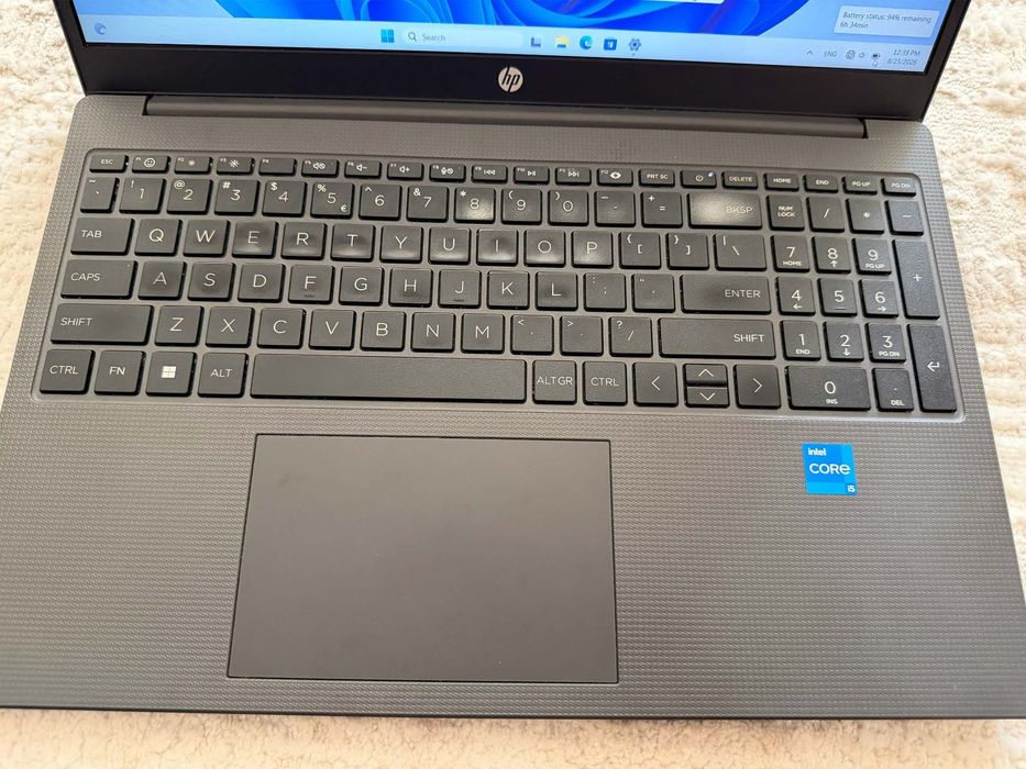 Laptop HP 250 G10, Intel Core i5-1335U pana la 4.6GHz, 15.6" Full HD, 8GB, SSD 512GB, Intel UHD Graphics, Windows 11 Pro, gri