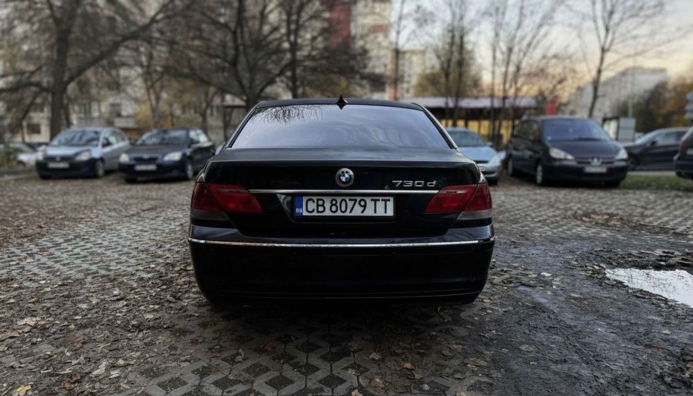 BMW 730d колата е след основен ремонт на двигателя