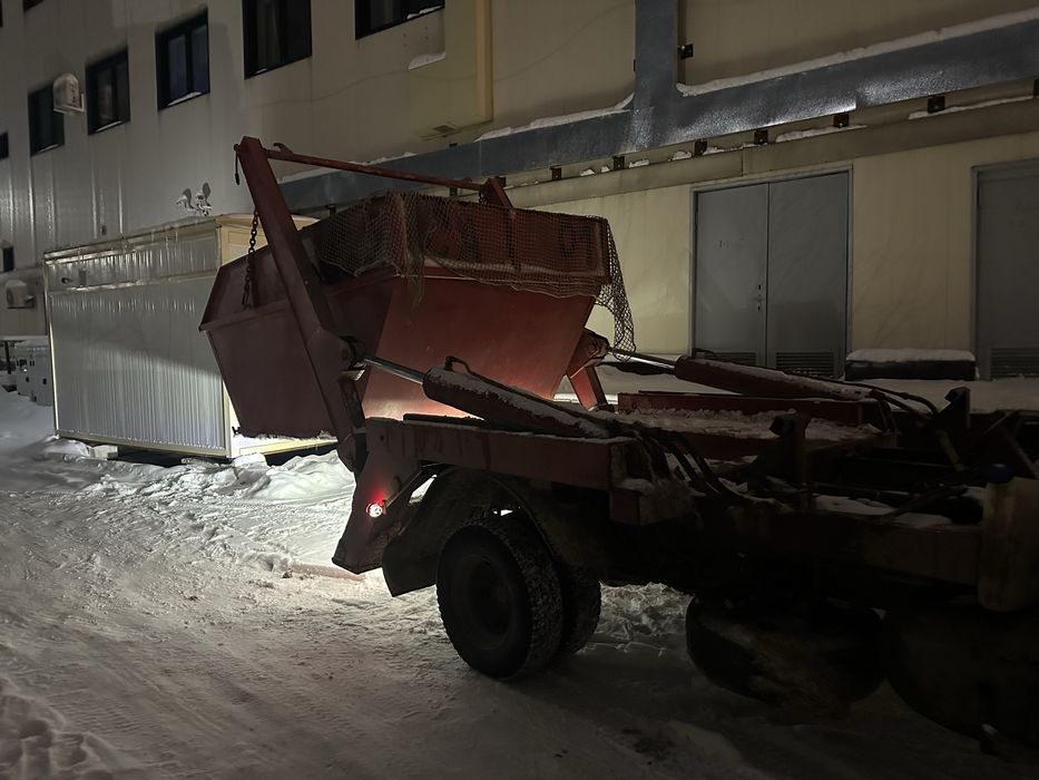 Вывоз мусора, ТБО, контейнер 8м3