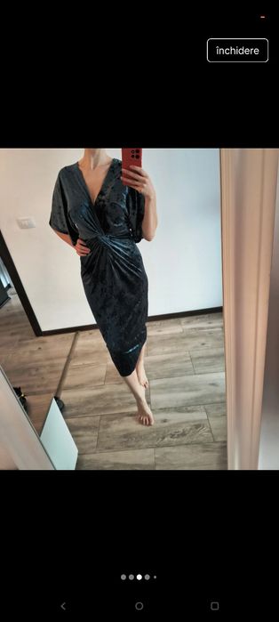 Rochie turcoaz Zara s